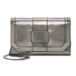 INC Farahh Metallic Small Crossbody Purse